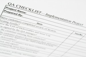 Quality Checklist